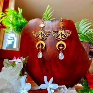 Butterfly Dangle Drop Earrings